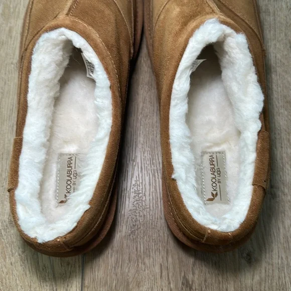 Koolaburra by UGG Men's Suede Slippers, Size 12 - Picture 2 of 6